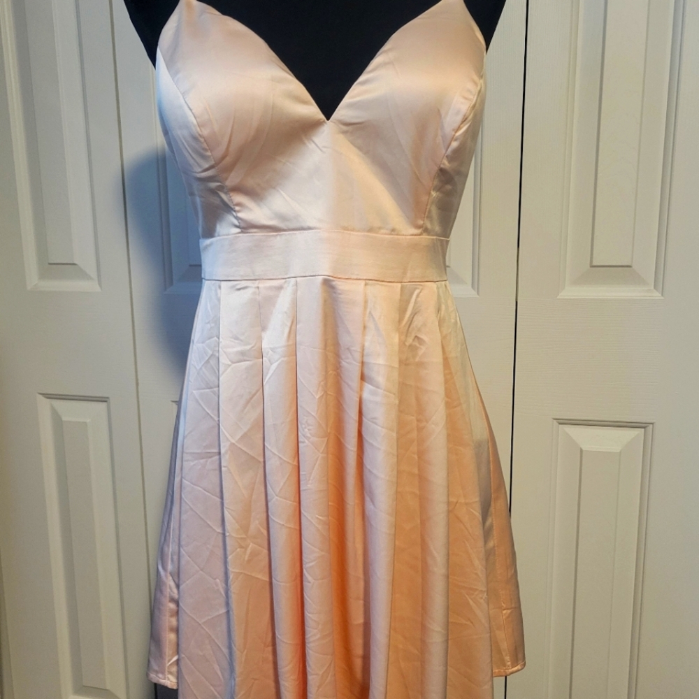 Satin Fasion Nova mini dress